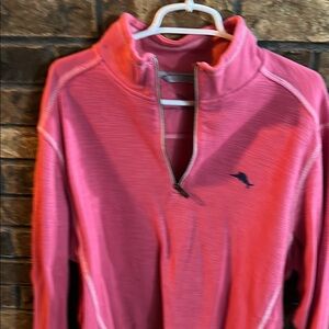 Pink Half-Zip Pullover